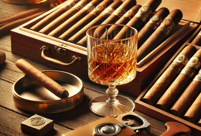 lifestyle shot of cigars